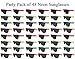 The Gags Wholesale Party Pack-48 Assorted Cool Colors Neon Sunglasses for Graduation-Mardi-Gras-Holidays-Birthdays