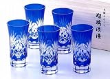 瑠璃浪漫一口ビール５客セットの画像