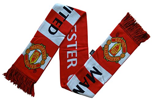 Manchester United Woven Bar Scarf