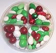 Scott's Cakes 4-Pack Deluxe Christmas Mix, Christmas Jordan Almonds, Christmas Malt Balls & Christmas Chocolate Jordan Almonds