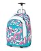 High Sierra Chaser Wheeled Book Bag (20 x 13.5 x 8-Inch, Pink/Teal Swirl)