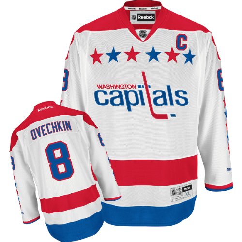 Reebok Washington Capitals Alex Ovechkin Premier Third Jersey Extra Large
