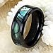Geminis New Fashion Abalone Stripe Space Ceramic Rings Cool Gift!