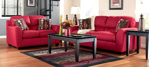 51co%2B9NUhKL Red Sofa, Loveseat, and Chair Set