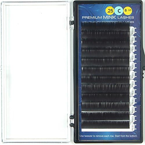 Premium Mink Lashes C-Curl (0.25mm x 8mm)