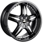 20 Inch 20x8.5 Baccarat wheels SYNC 1140 Black wheels rims