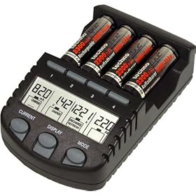 Technoline BC 700 - Cargador de pilas, color negro