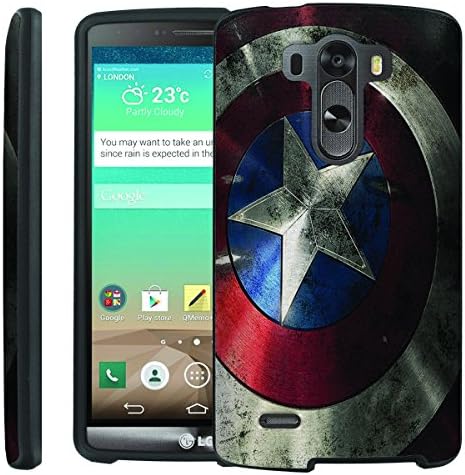 [ManiaGear] Design Graphic Image Shell Cover Hard Case (American Shield ) for LG G3