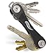 Compact Key Holder By TIGER-KEY, Smart Key Organizer - Key Case, Premium Aluminum Alloy - Practical Multi Tool Keychain, Extended Key Holder (2-6 Keys, Black)