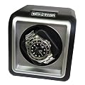 Time Tutelary Automatic Watch Winder Black Square Shape