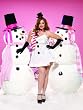 3Pc Miss Winter Wonderland Snowman Sexy Plus Size Holiday Costumes (White-1X-2X)