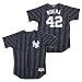 New York Yankees Mariano Rivera Name & Number Reversed Pinstripe Jersey