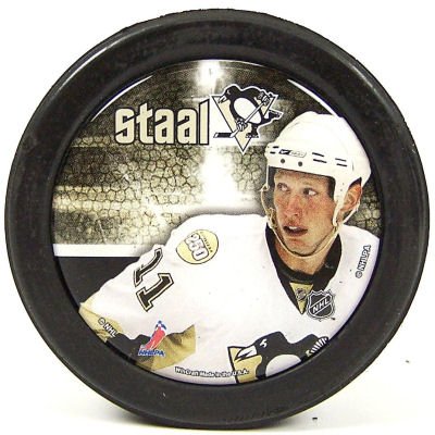 Buy PITTSBURGH PENGUINS JORDAN STAAL OFFICIAL PLAYER HOCKEY PUCK by Wincraft