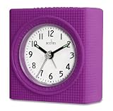 Acctim 14346 Vela Alarm Clock, Purple