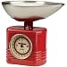 Typhoon Vintage Kitchen Scales, Red