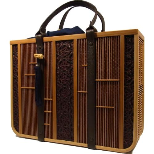 Amazon.com: Shizuoka Bamboo Crafts Cooperative - Bamboo Handbag Ryo (Cool Men) - Made in Japan: Clothing