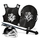 Jacobson Hat Company Men's Deluxe Crusader Set, Black, One Size