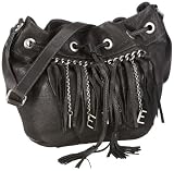 JETTE Cross Bag 03/13/01579, Sac &agrave; main femme - Noir - V.9, EU