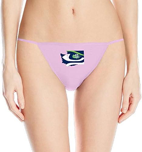 Seattle Seaners Map Thong Panties Pink