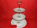 Mikado China Laurel #N/A Hostess Tray 3 Tier