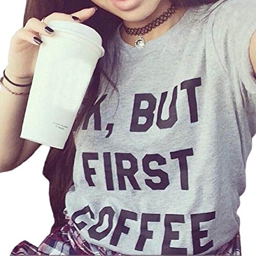 Lookatool Women Summer Printing Vest Short Sleeve Blouse Tank Tops T-Shirt