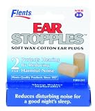 Flents By Apothecary Products, Inc. Flents Ear Stopples Soft Wax-cotton Ear Plugs, 2-Count (Pack of 6)