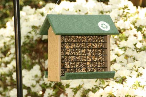 Woodpecker Feeder. Hunter Driftwood Seed Cakes