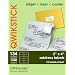 QwikStik by Compulabel Shipping Labels for Laser and Inkjet Printers, 2 x 4 Inches, White, 134 Sheets per Box (10 Labels per Sheet) (320084)
