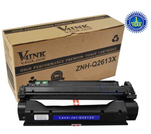 V4INK ® Replacement 13X Q2613X Toner Cartridge-4000 Page Yield for LaserJet 1300 LaserJet 1300n LaserJet 1300t LaserJet 1300xi Toner Printers