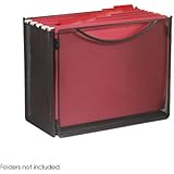 Safco Products  2169BL Onyx Mesh Desktop Box File, 6" Deep, Letter Size (Qty. 1), Black