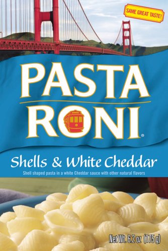Pasta Roni Shells & White Cheddar Mix, 6.2-Ounce Boxes (Pack of 12) by Pasta Roni
