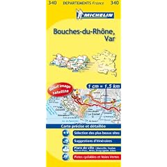 Carte DPARTEMENTS Bouches-du-Rhne, Var