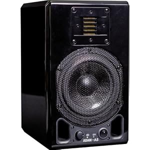ADAM Audio Adam Audio A5 Compact Multimedia Studio Monitor, Glossy White by 