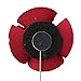 Argositment Wedding White Edge Boutonniere for Men's Suit Handmade Lapel Pin Flower (Pkg of 11 Color)
