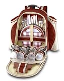 Combi 4 Picnic Backpack Mulberrry Red Picnic Picnic Baskets