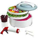 Nesco American Harvest FD-61WHC Snackmaster Express Food Dehydrator All-In-One Kit with Jerky Gun