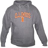 Illinois Tackle Twill Hooded Sweatshirt (Grey)