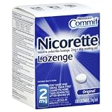 Nicorette Lozenges, 2 mg, 108-Count Box (Original Flavor) ~ Commit