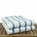 Luxury Hotel & Spa Towel Turkish Cotton - Extra Large Cabana Striped Pool Beach Towel Set (Light Blue, Set of 2)