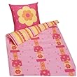 Herding, 4457/77.050, Bettw�sche "Funky Flowers", Gr��e: 80/80 cm - 135/200 cm, Material: 100 % Baumwolle (Linon )