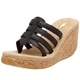 Volatile Womens Brooke Wedge Thong Sandal