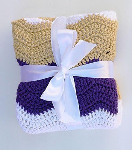 Crochet Ripple Blanket - Baby Blanket - Colors of your choice