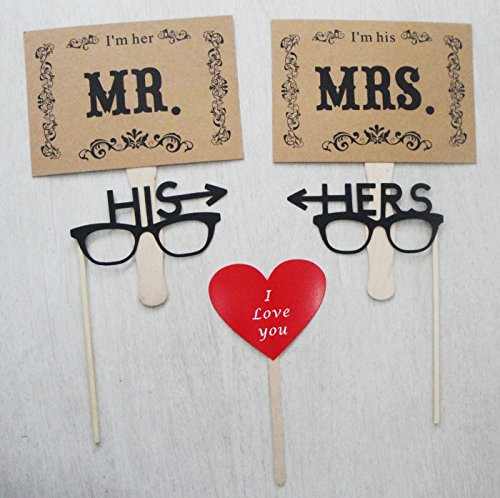 TOUCH Photo Booth Props Wooden Sticks – Great for a Wedding or Party TOUCH Photo Booth Props Wooden Sticks – Great for a Wedding or Party