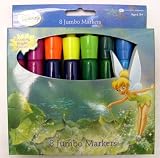 Disney Tinkerbell Fairies Girls Jumbo Markers 8 Pack