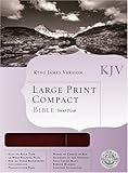 Cornerstone Bible King James Version: Burgundy Bonded Leather Compact Snap Flap