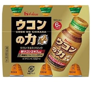ウコンの力ウコンエキスドリンク 100ml×6本