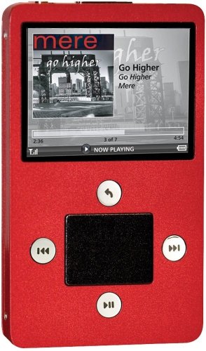Haier ibiza Rhapsody 4 GB Video MP3 Player with Wi-Fi (Red)