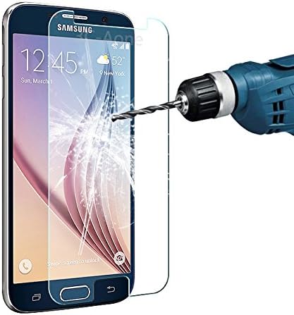 Galaxy S6 Screen Protector,Nillkin 9H Hardness Tempered Glass Screen Protector for Samsung Galaxy S6 G9200- Retail Packaging - Transparent