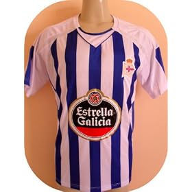 DEPORTIVO LA CORU�A # 18 GUARDADO HOME SOCCER JERSEY SIZE XL.NEW