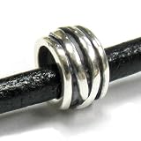Queenberry Sterling Silver Celtic Braid Tube Spacer Bead Charm For Pandora Biagi Troll Chamilia